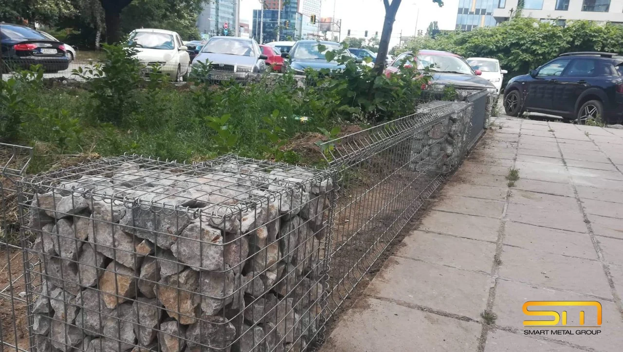 Декоративна ограда София габиони