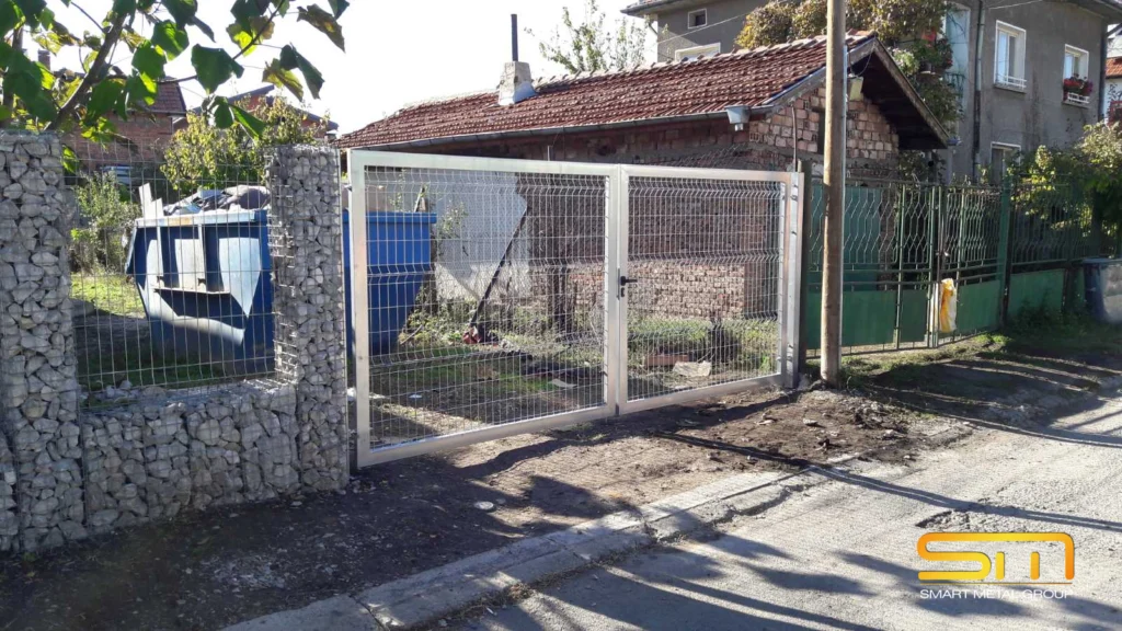 Комбинирана ограда габиони пана Костинброд