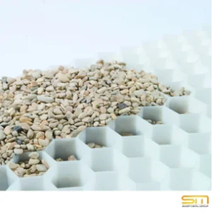 ECCOgravel Водопропусклива георешетка Virgin HDPE – Бяла - Single - 20 mm.