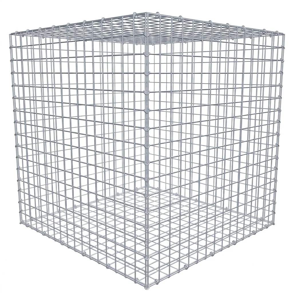 Габион 100×100×100 см – мрежа 10×5 см, заварен габион от поцинкована тел