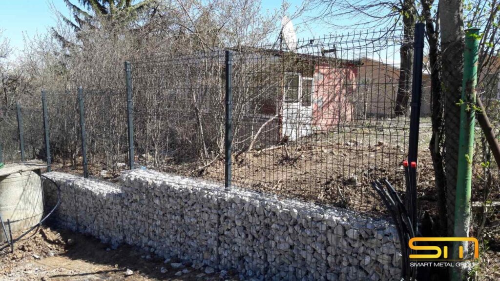Обект в Костинброд, основа от габиони